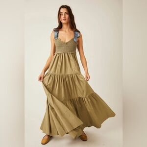 Free People Bluebonnet Maxi Dress size Small